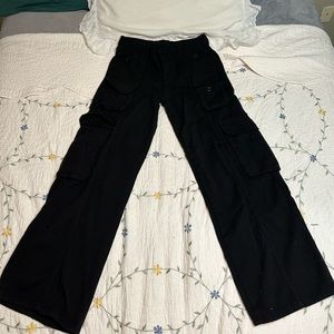 Black cargo pants